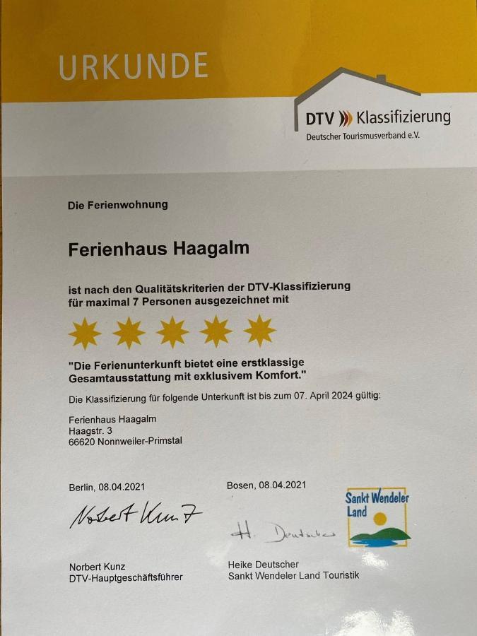Ferienhaus Haagalm Primstal Екстер'єр фото